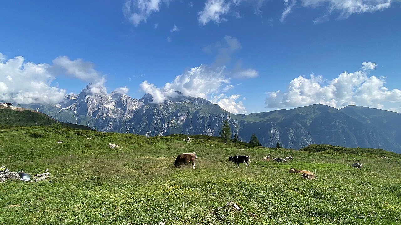 Wanderweg der drei Almen